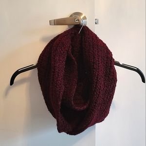 Theory burgundy tube muffler